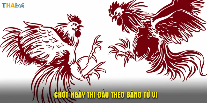 Chốt ngày thi đấu theo bảng tử vi